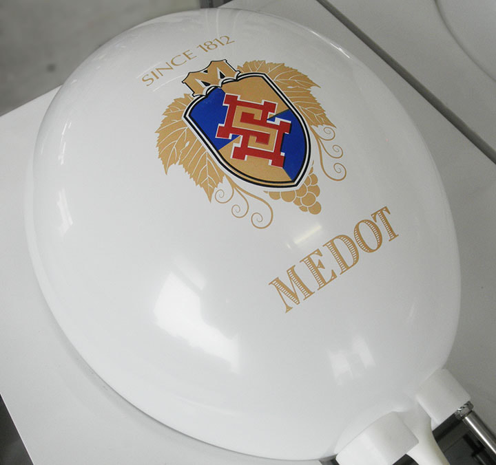 Večbarvni tisk na balon Medot