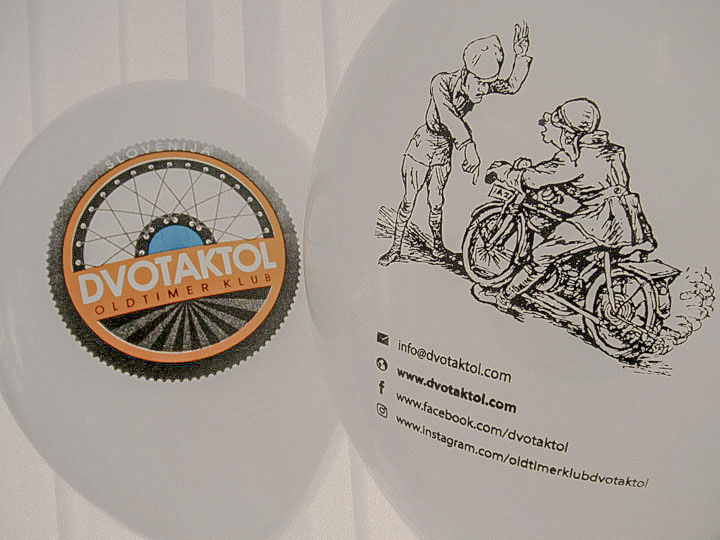 Večbarvni tisk DVOTAKTOL na balonu